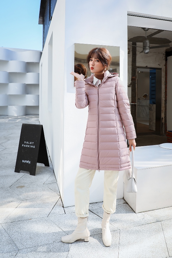 DIY個(gè)性定制羽絨服長(zhǎng)款無縫羽絨服定做廠家